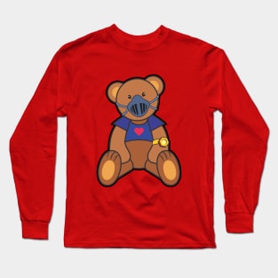 Supervillain Teddy Bear Long Sleeve T-Shirt